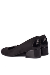 Fitbas 111304 015 Kadın Siyah Büyük & Küçük Numara Ayakkabı - Thumbnail