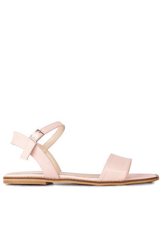 Fitbas 111602 719 Kadın Pudra Büyük & Küçük Numara Sandalet - Fitbas