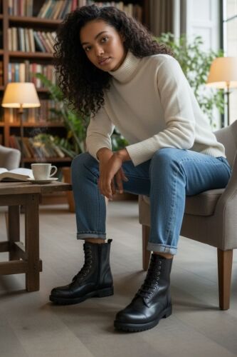 Fitbas 112542 014 Kadın Siyah Büyük & Küçük Numara Bot - Fitbas