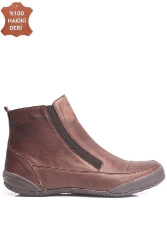 Loggalin 313059 233 Kadın Kahve Deri Bot - Loggalin
