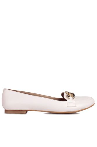 Fitbas 782173 468 Kadın Beyaz Büyük Numara Babet - Loggalin (1)