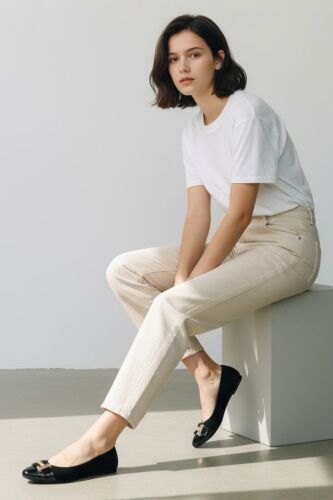 Fitbas 222017 018 Kadın Siyah Büyük & Küçük Numara Babet - Fitbas