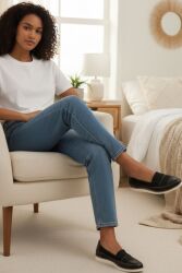 Fitbas 785304 015 Kadın Siyah Büyük & Küçük Numara Babet - 5